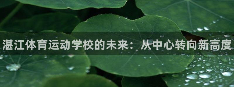 球客岛：湛江体育运动学校的未来：从中心转向新高度