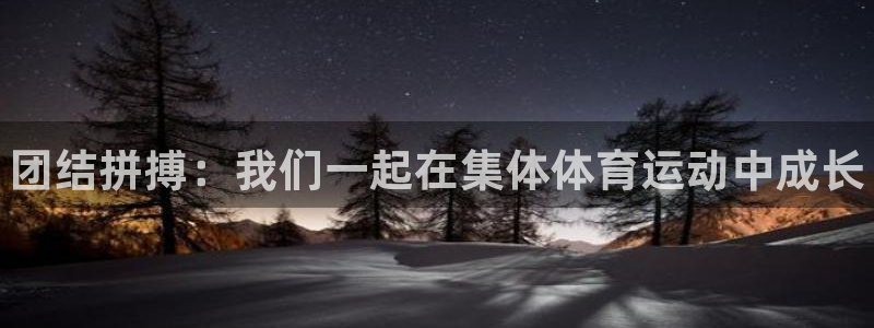 球客岛：团结拼搏：我们一起在集体体育运动中成长
