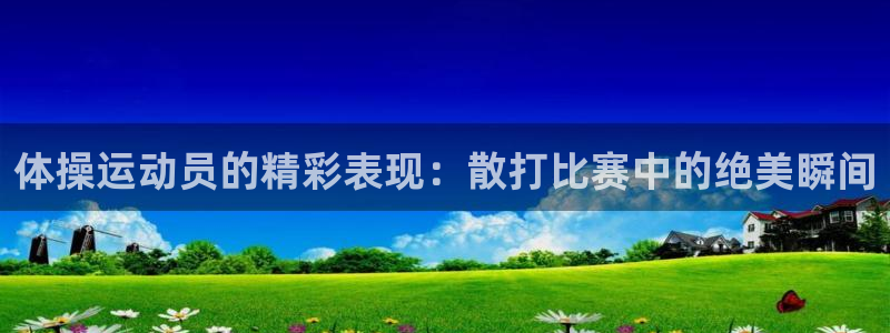 球客岛：体操运动员的精彩表现：散打比赛中的绝美瞬间
